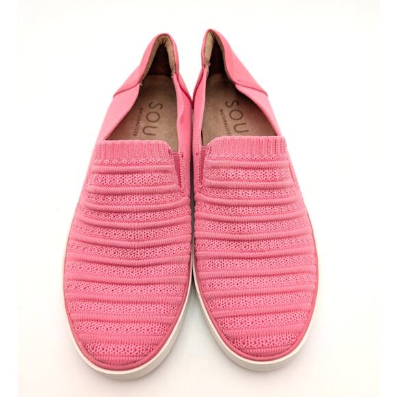 Soul Naturalizer Kemper Knit Slip-On Sneaker Shoes Women's Pink Size US7W EU37 - Picture 10 of 12